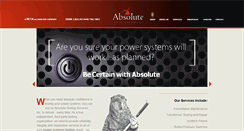 Desktop Screenshot of absolutetesting.com